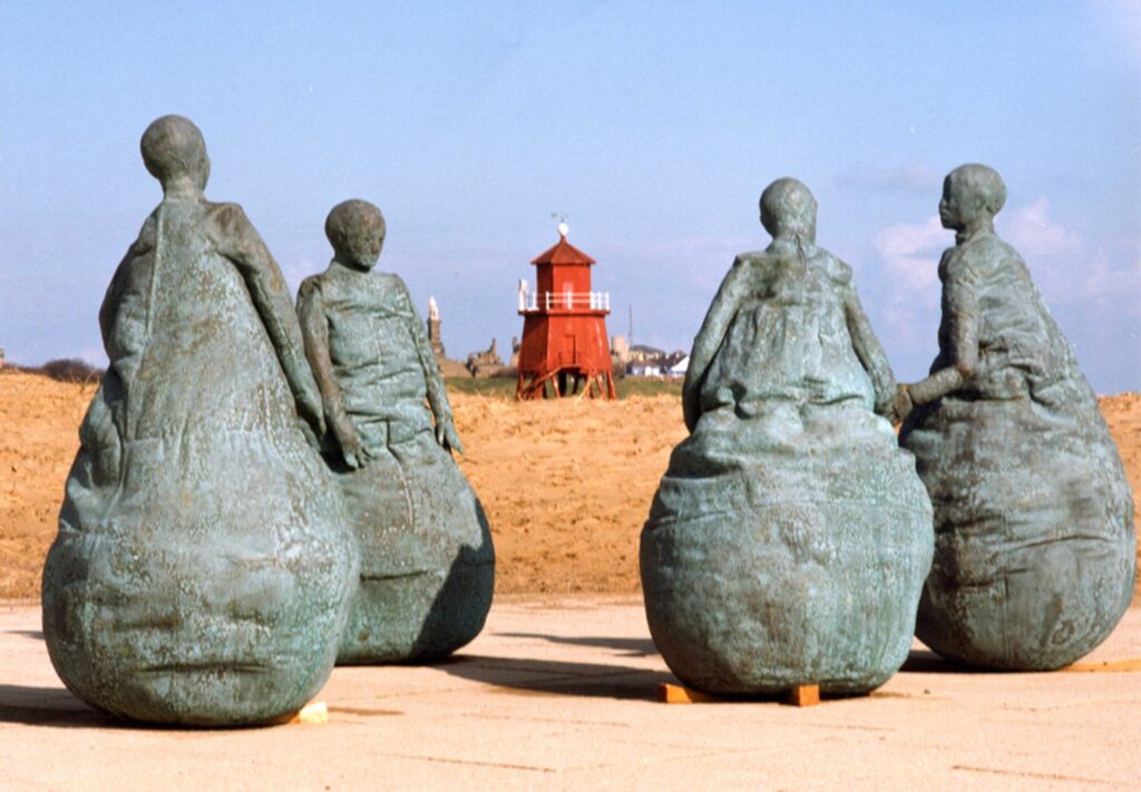 Little Haven Beach Statues